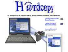 Tablet Screenshot of hardcopy.de